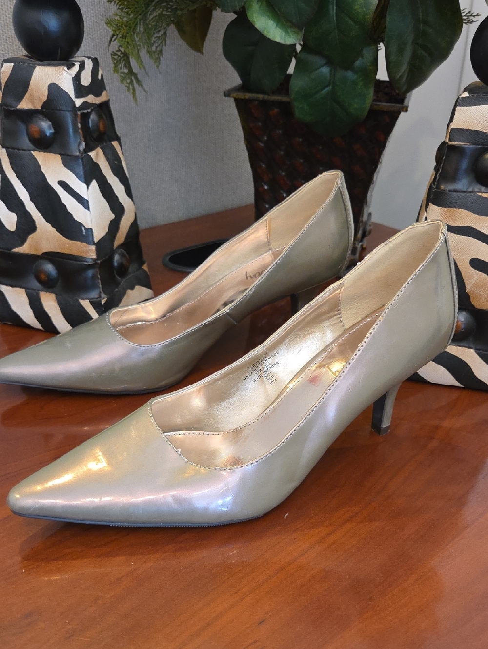 Sam & Libby Pewter Color Heels